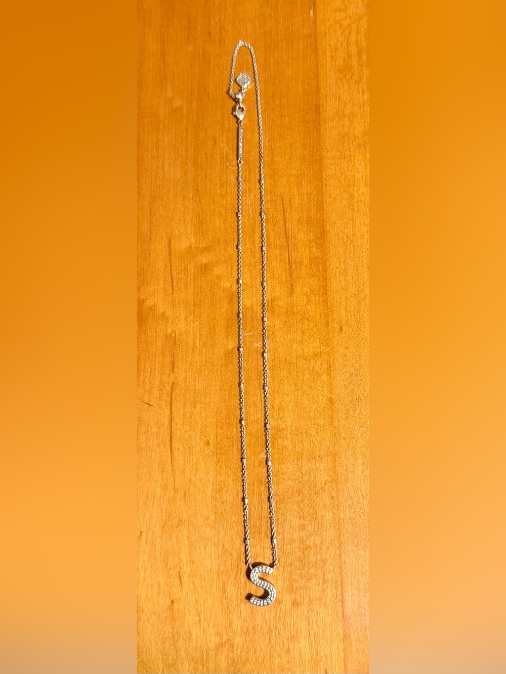 Kendra Scott Silver 'S' Initial Necklace - Women's Jewelry
